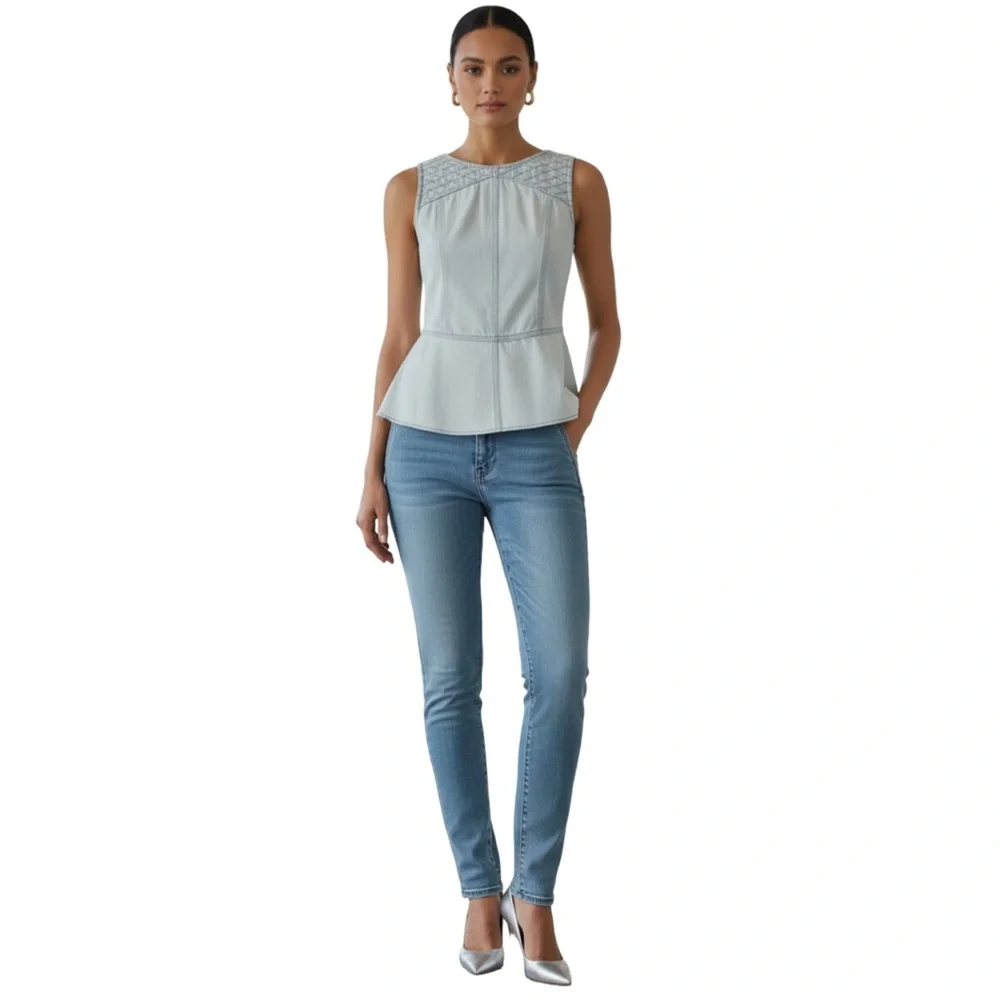 NWT- DL 1961 Peplum Top - Picture 7 of 7